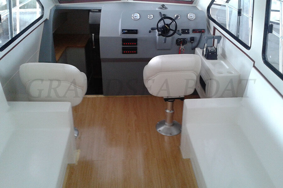 Grandsea 40-41ft FRP Fast Fire Rescue Boat with Outboard Engine for sale