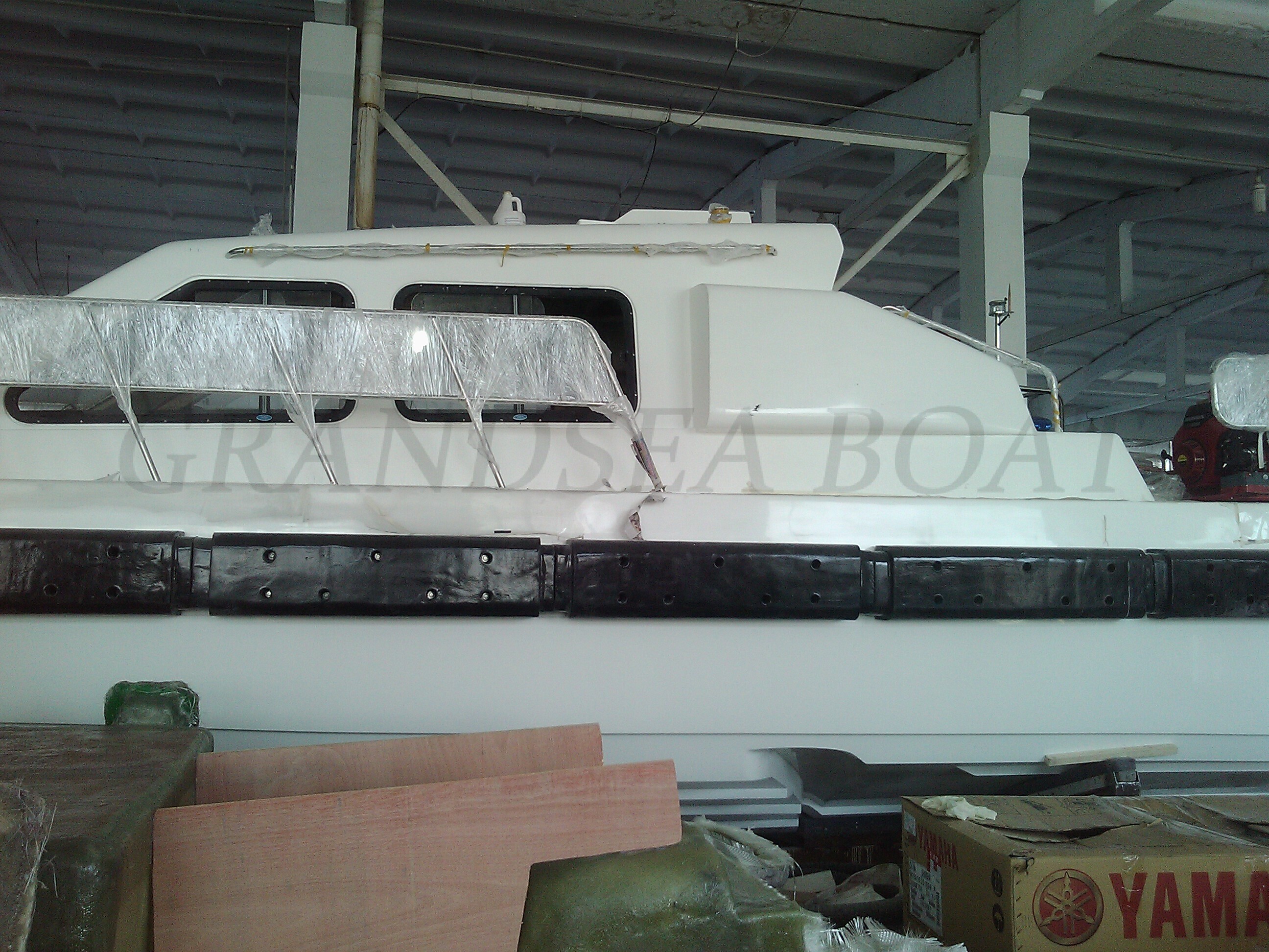 Grandsea 12m FRP Material Outboard Engine Patrol Boat For Sale 