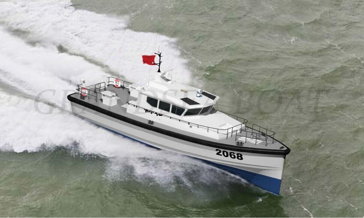 Grandsea 21m FRP Material Pelagic Navy Patrol Boat For Sale