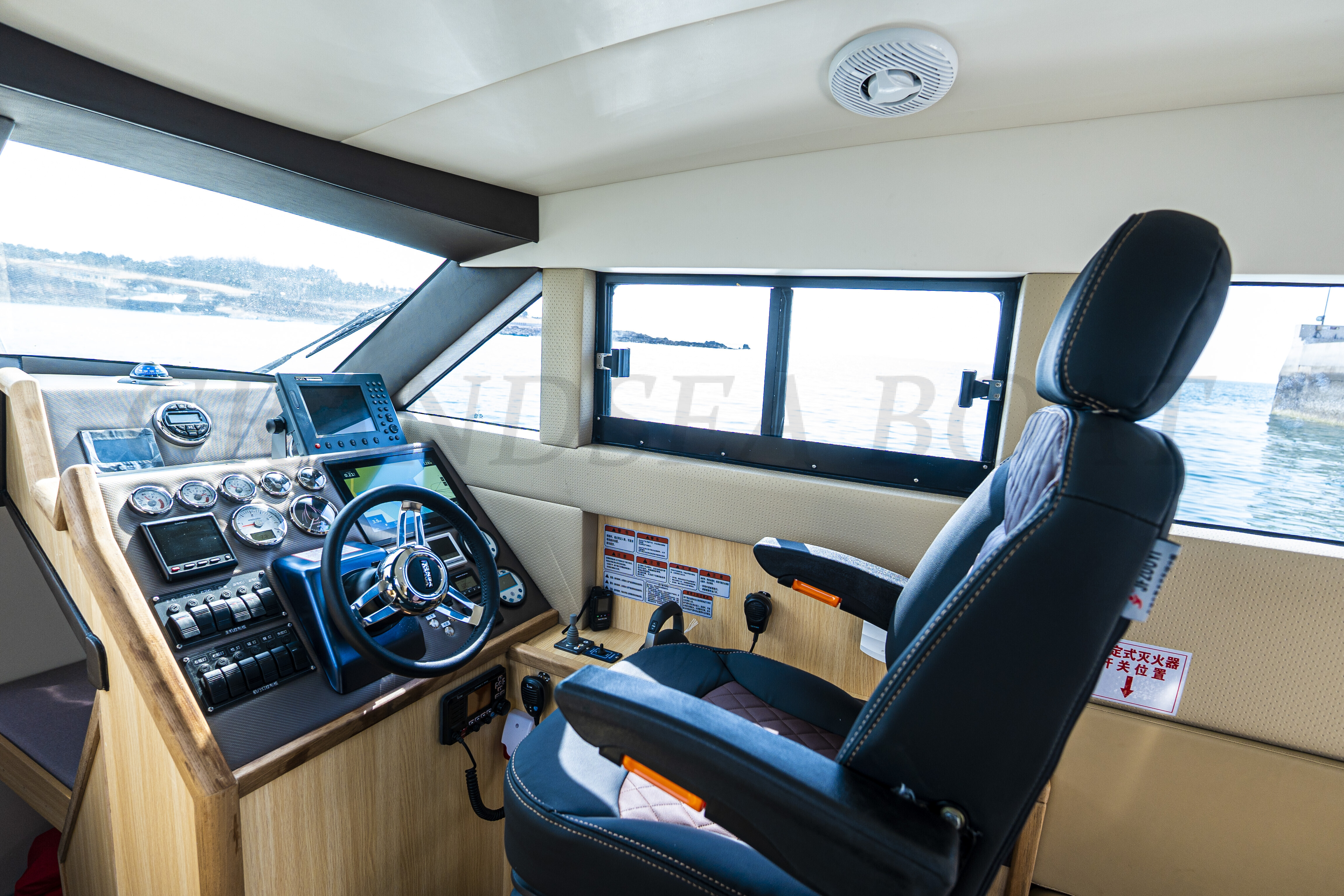 Grandsea 16m FRP Inboard Engine Pleasure Fishing Boat For Sale