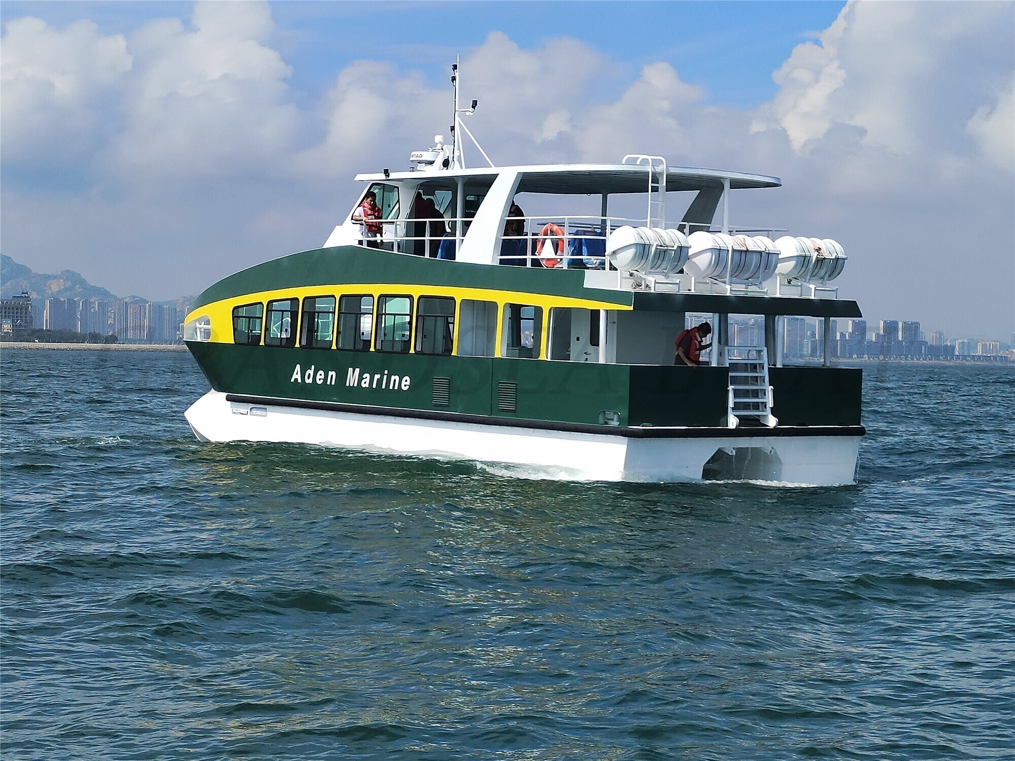 Grandsea 15m Aluminum Catamaran  78 Passenger Ferry Boat for sale