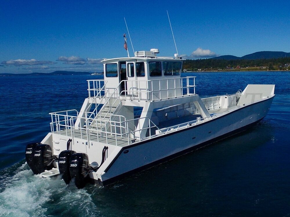 Length 20m Aluminum Landing craft Ferry barge Boat for Sale 