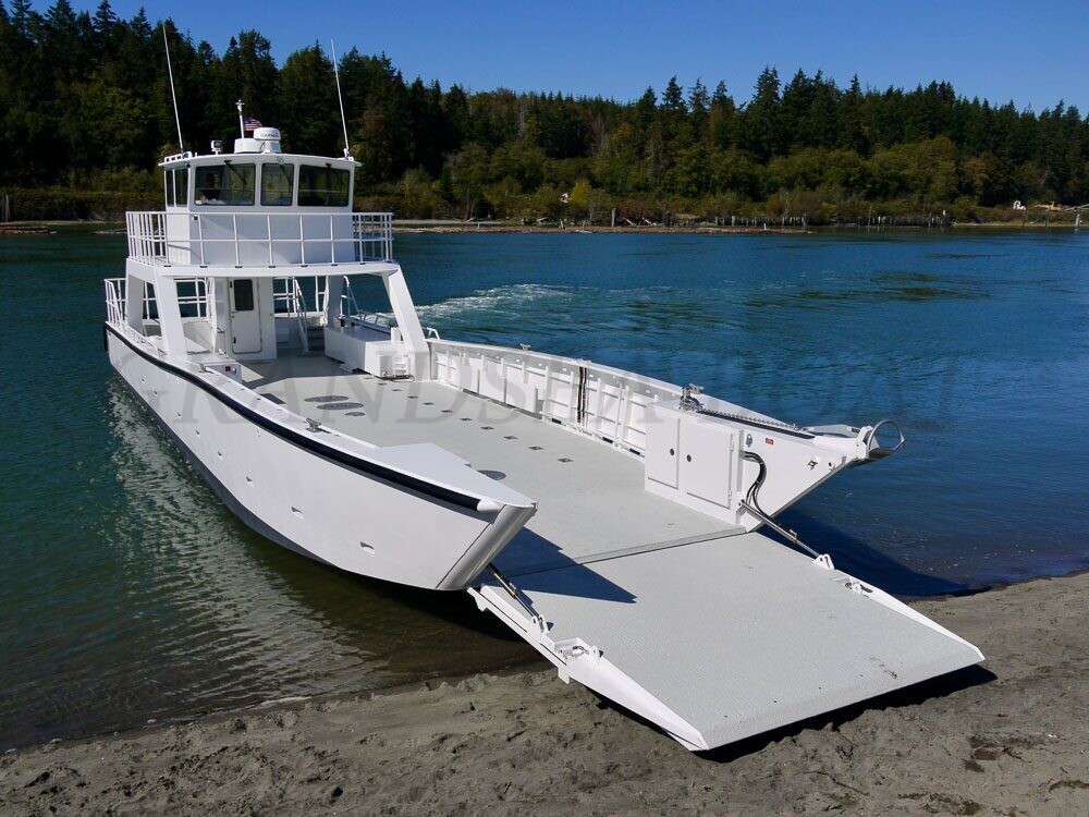 Length 20m Aluminum Landing craft Ferry barge Boat for Sale 