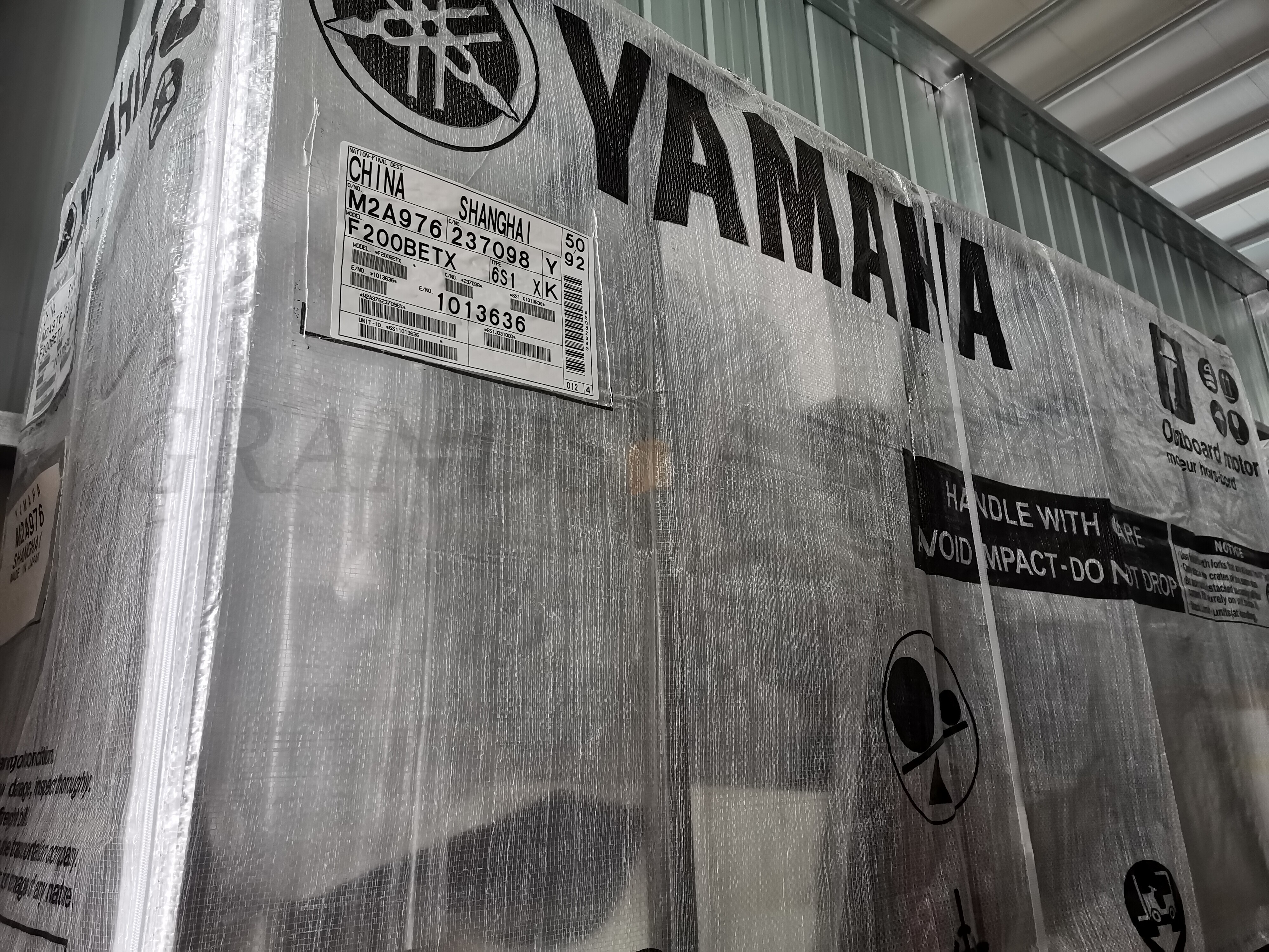 Yamaha Genuine outboard motor Japan made F200BETX 200hp engine for sale