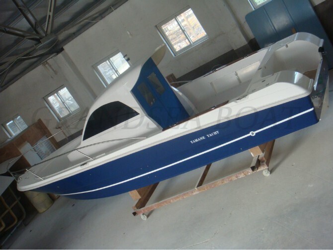 27ft offshore speed cabin fiberglass fishing boats for sale