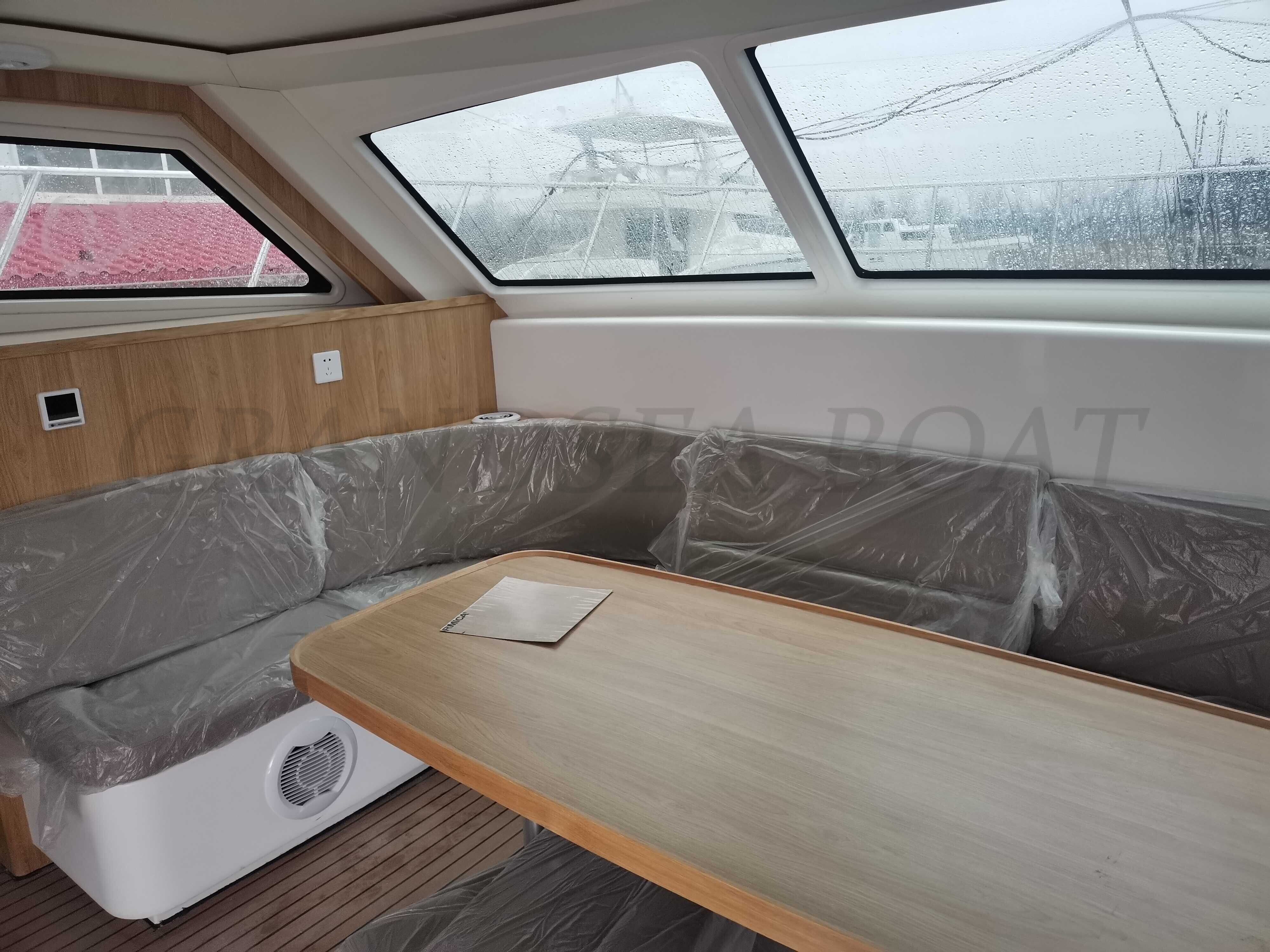 Grandsea 41ft FRP Luxury Sightseeing Catamaran House Pleasure Yacht for sale