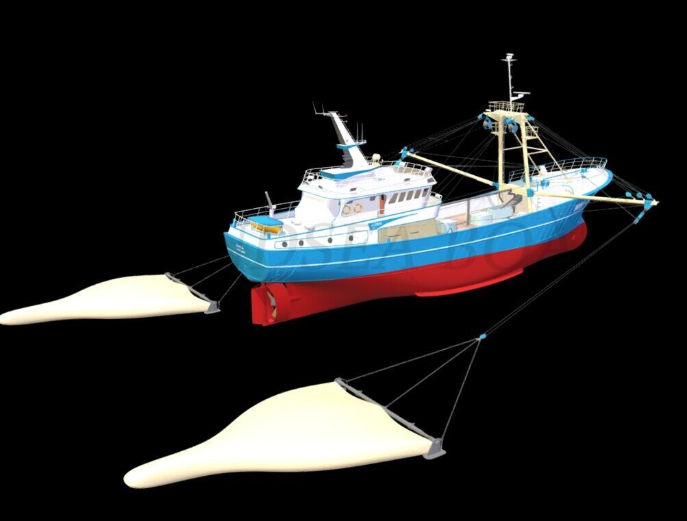 Grandsea 32m Ocean Outrigger Trawler Side Beam Pair Trawler Fishing Vessel for sale