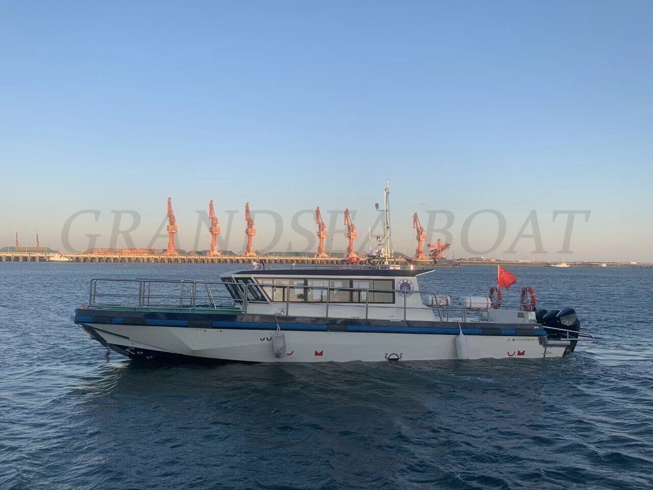 Grandsea 13.3m FRP Fast Speed Military Coast Guard Police Patrol Boat for sale