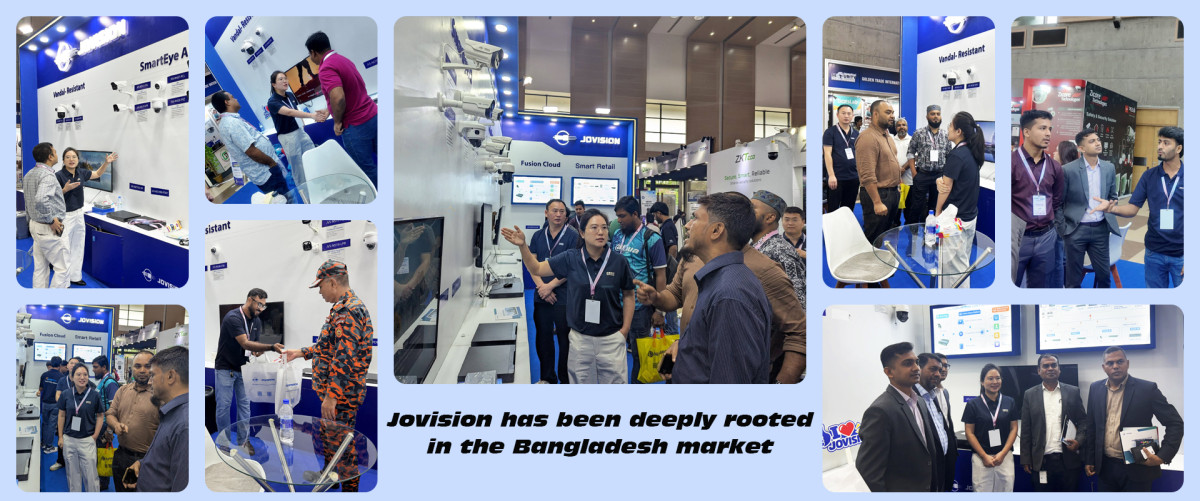 JOVISION блистает на выставке Bangladesh Security Expo, впечатляя посетителей интеллектуальными решениями безопасности на базе ИИ