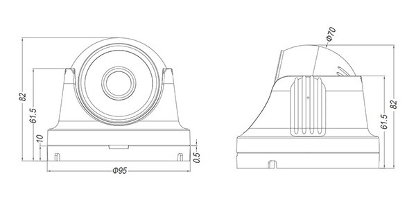 JVS-N933-YWC 3MP Indoor Dome IP Camera
