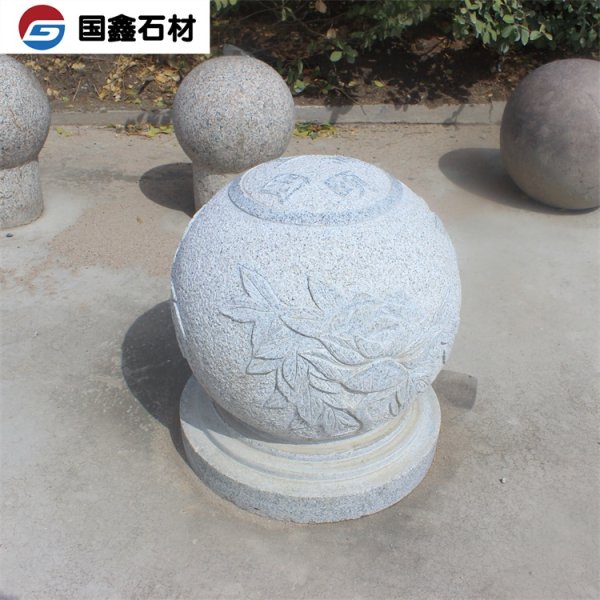 石雕挡车球
