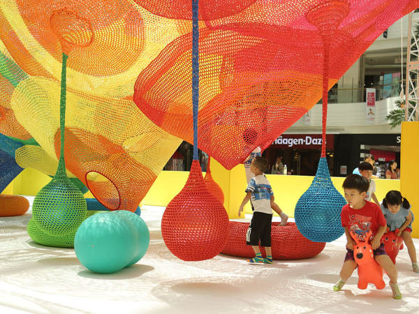 Crochet Playgrounds丨Ropes Course丨Indoor play equipment-NetsTribe