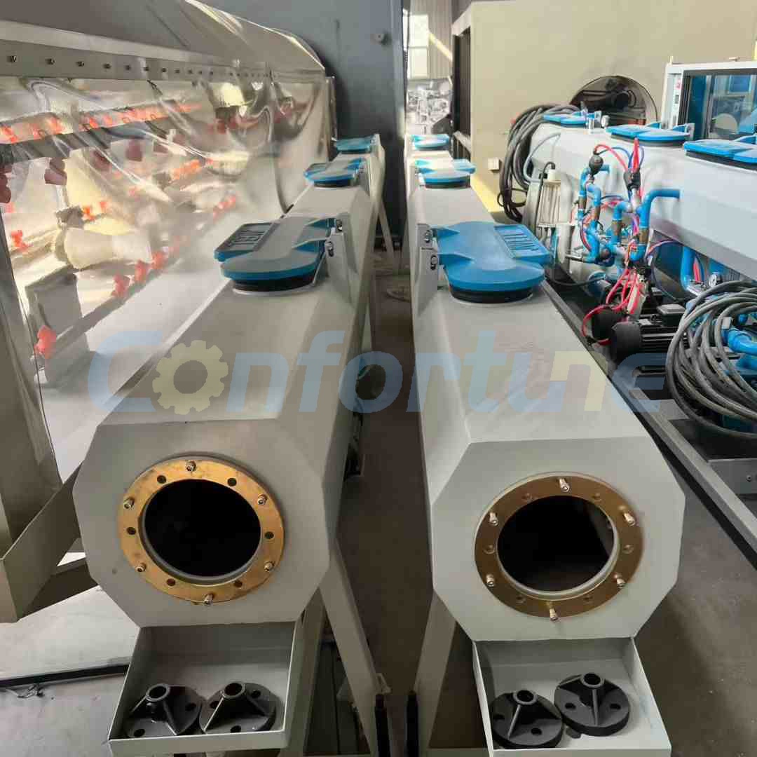 Б/у линия по производству однослойных труб из HDPE диаметром 20–63 мм, JWELL
