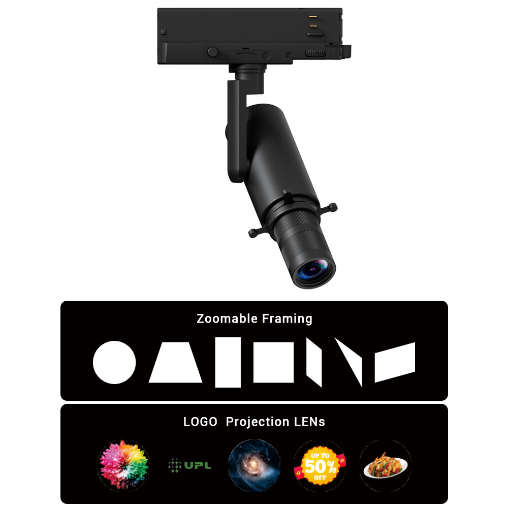 GOBO Contour Zoomable Tracklights 10W-30W