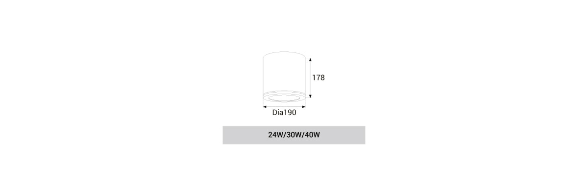 UPL-DL-10W/12W/15W/24W/30W/40W-SM
