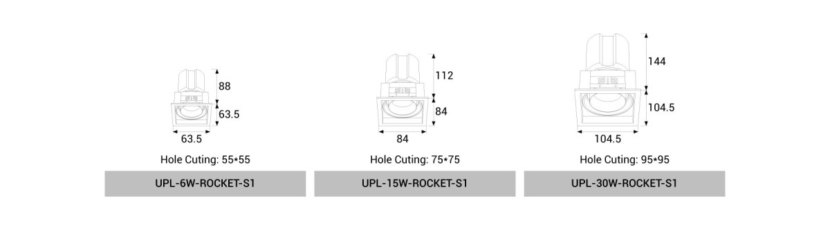 UPL-6W/15W/30W-ROCKET-S1