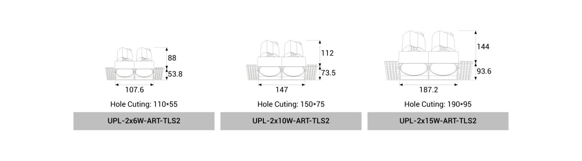 UPL-2x6W/2x10W/2x15W-ART-TLS2