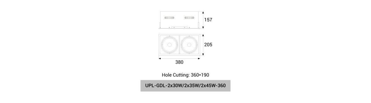 UPL-GDL-2x30W/2x35W/2x45W-360