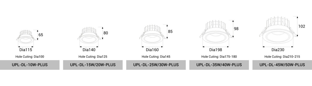 UPL-DL-10W/15W/20W/25W/30W/35W/40W/45W/50W-PLUS
