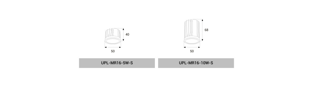 UPL-MR16-10W/15W-S (Reflector)