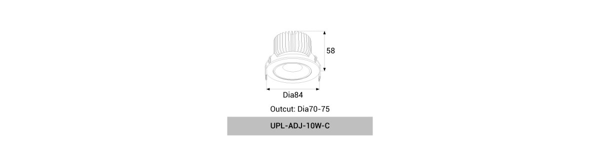 UPL-ADJ-10W-C