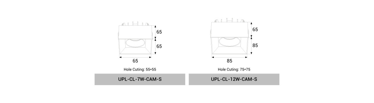 UPL-CL-7W/12W-CAM-S