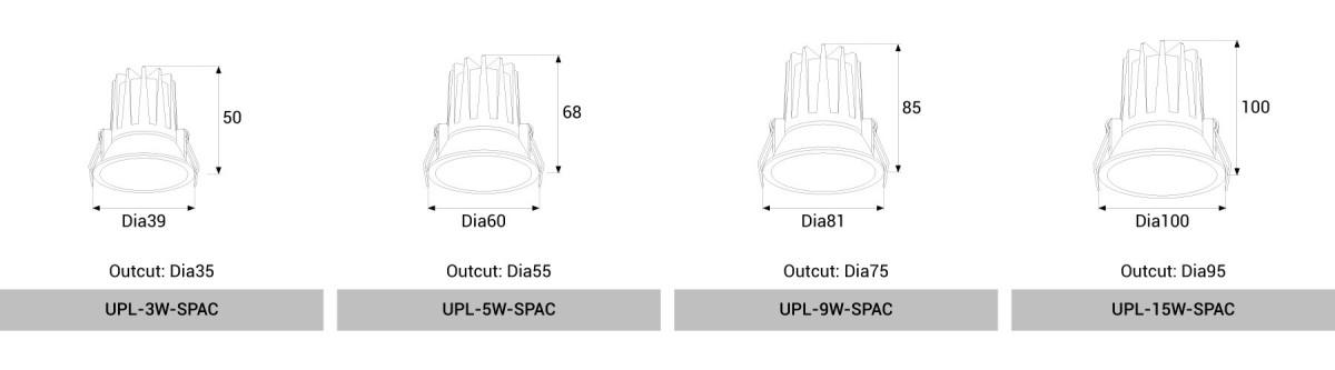 UPL-3W/5W/9W/15W-SPAC