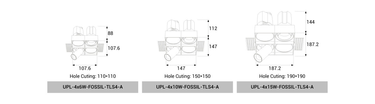 UPL-4x6W/4x10W/4x15W-FOSSIL-TLS4