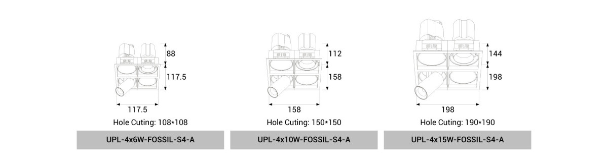 UPL-4x6W/4x10W/4x15W-FOSSIL-S4