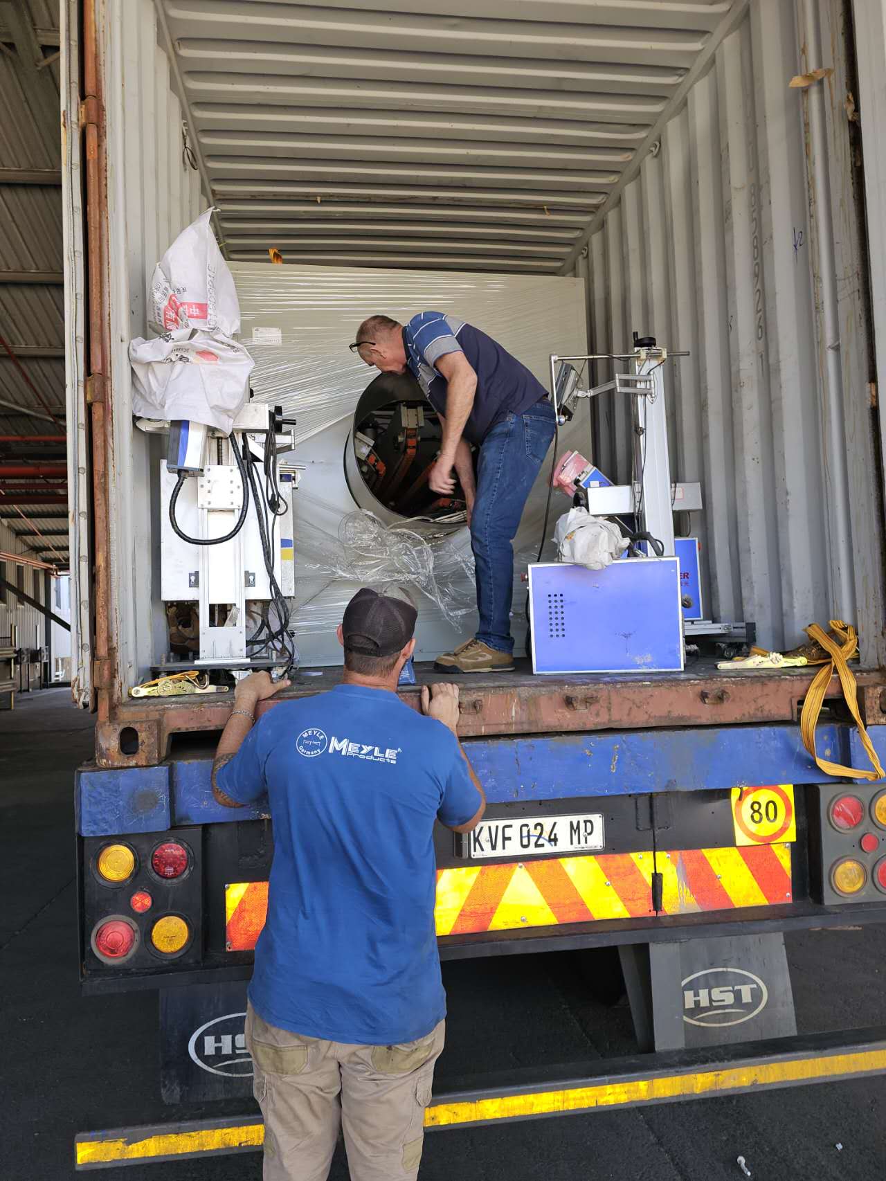 Прибыла очередная партия продукции линии по производству ПНД.