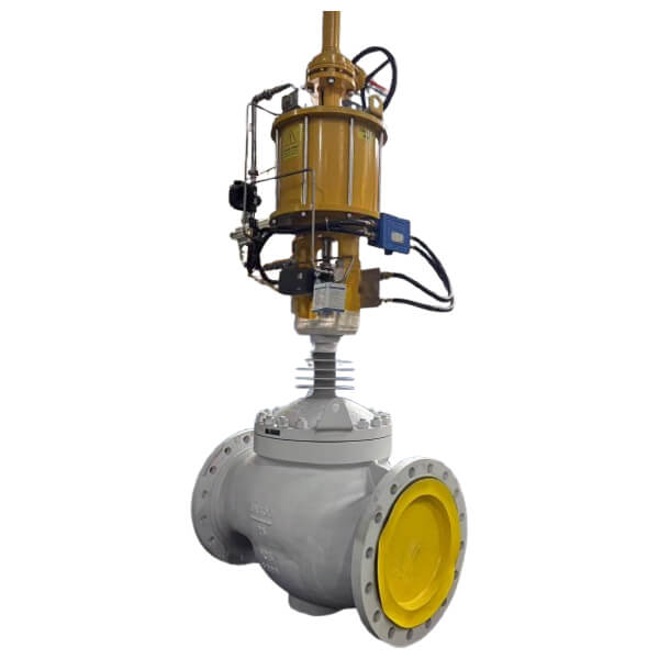 Фланцевый седельный регулирующий клапан