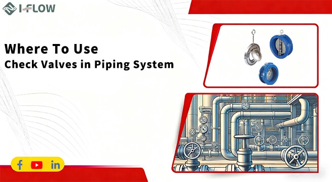 Где использовать обратный клапан в трубопроводной системе