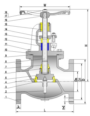 Чугунный шаровой клапан MSS SP-85 класса 125