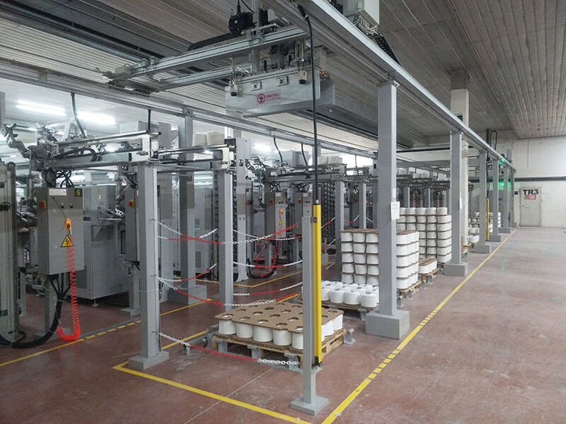 Автоматическая система укладки на поддоны