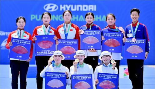 Китай завоевал две серебряные медали на Кубке мира по стрельбе из лука