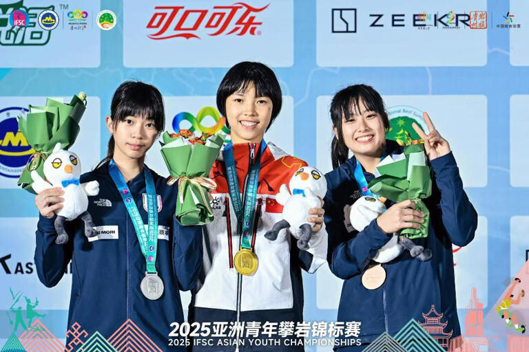 Чемпионат Азии по скалолазанию среди молодежи: сборная Китая завоевала три золотые, три серебряные и три бронзовые медали