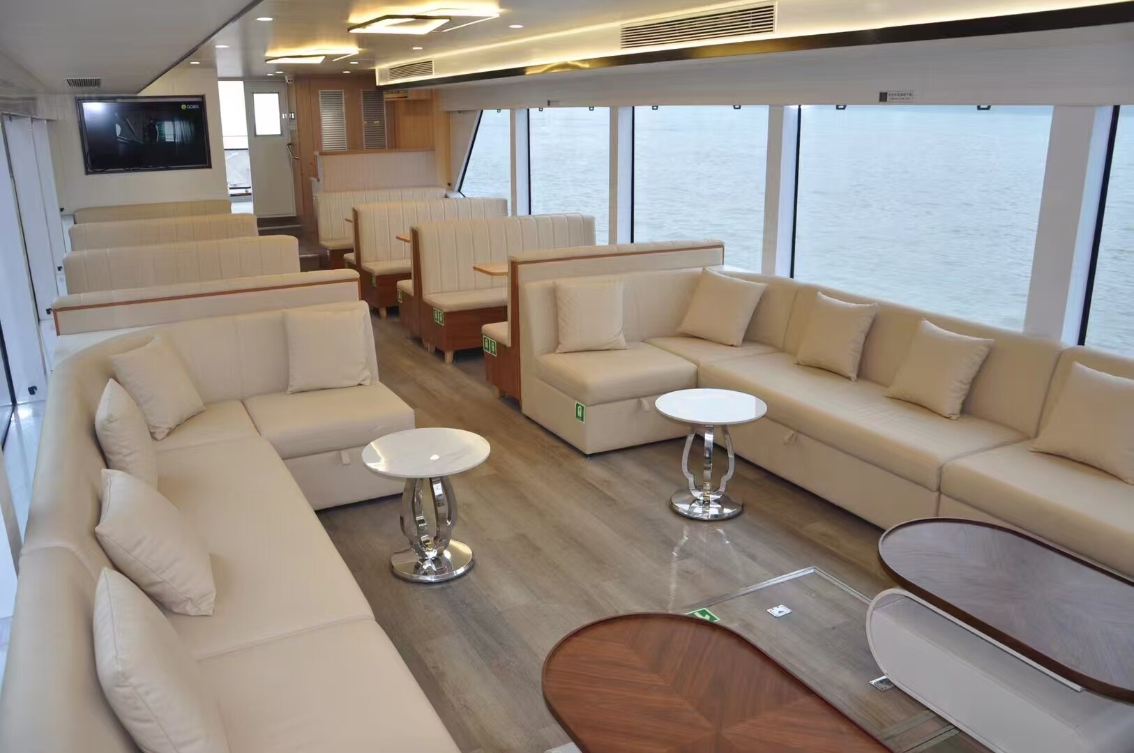 Grandsea 24m Steel Hull Double Decker Dinner Party Sightseeing Crew Boat 待售