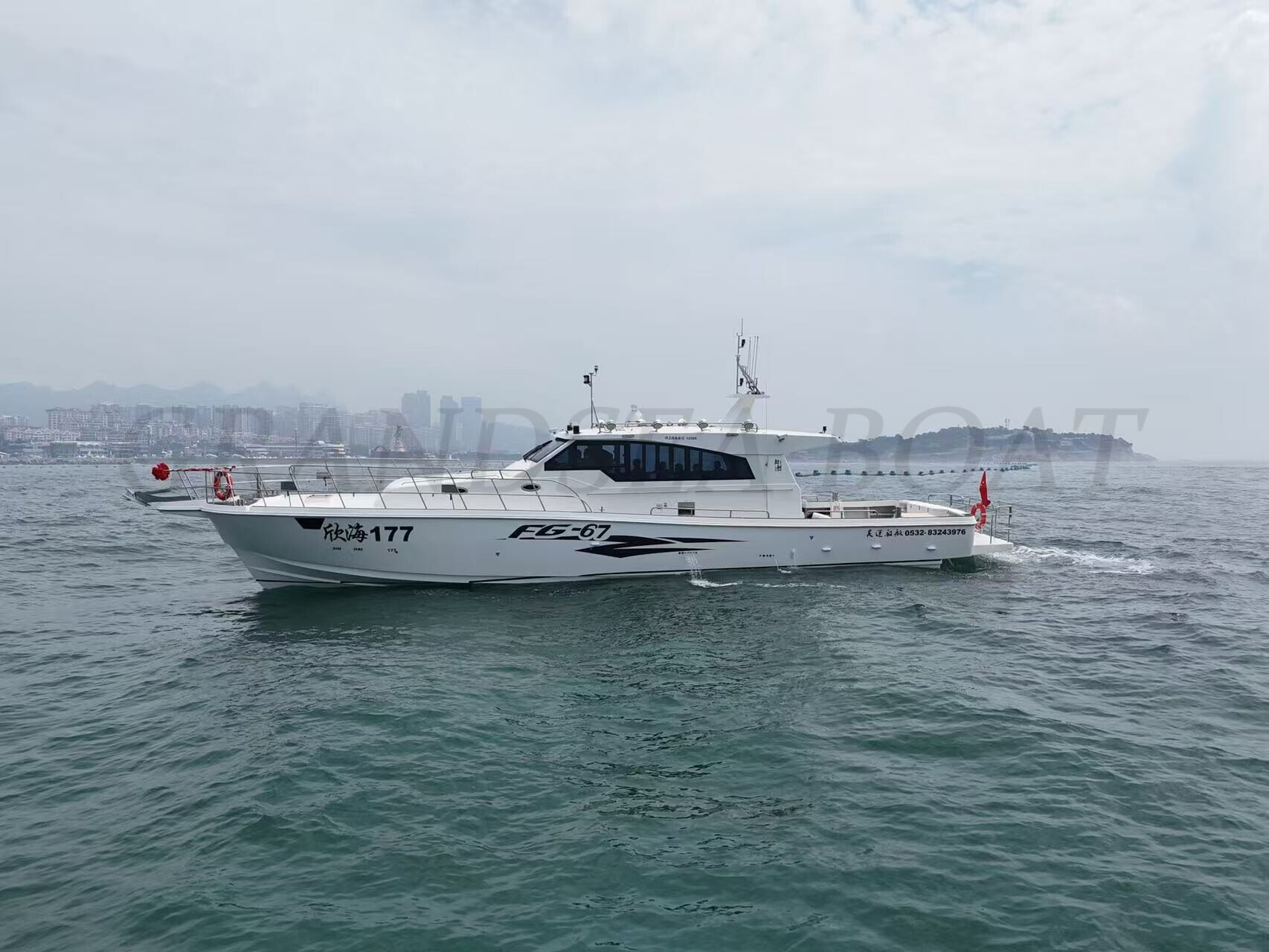 Grandsea 20米高速玻璃钢运动休闲钓鱼船 热销中