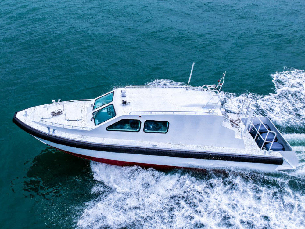 Grandsea 12.45m Aluminum Coast Guard Bullet Proof Patrol Boat Armored Ballistic Rescue Boat with Outboard Engines出售