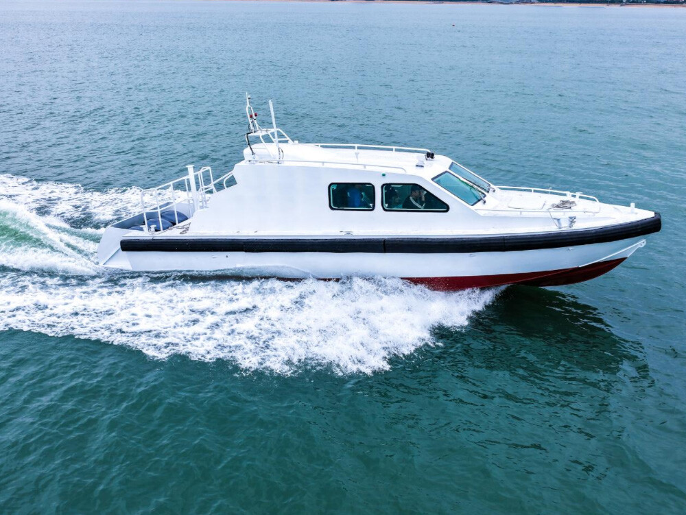 Grandsea 12.45m Aluminum Coast Guard Bullet Proof Patrol Boat Armored Ballistic Rescue Boat with Outboard Engines出售