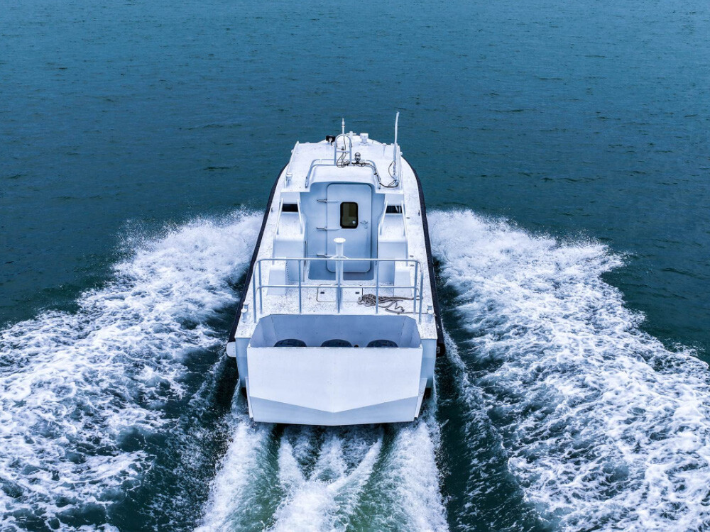 Grandsea 12.45m Aluminum Coast Guard Bullet Proof Patrol Boat Armored Ballistic Rescue Boat with Outboard Engines出售