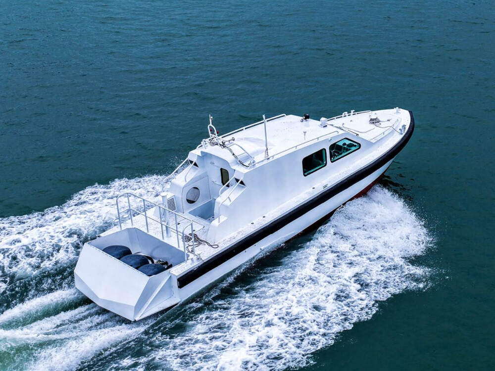 Grandsea 12.45m Aluminum Coast Guard Bullet Proof Patrol Boat Armored Ballistic Rescue Boat with Outboard Engines出售