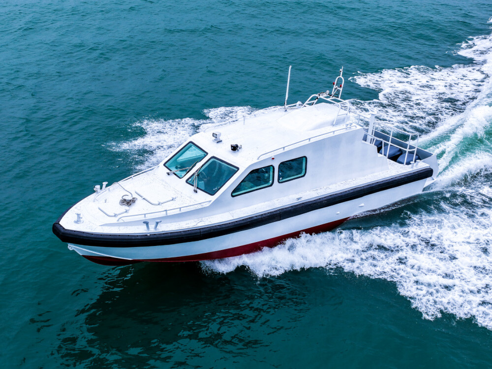 Grandsea 12.45m Aluminum Coast Guard Bullet Proof Patrol Boat Armored Ballistic Rescue Boat with Outboard Engines出售
