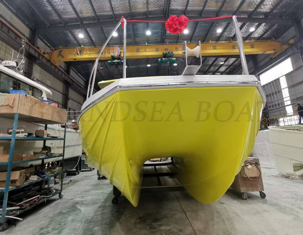 Grandsea 12m 玻璃钢高速双体客运观光游船，配挂机发动机