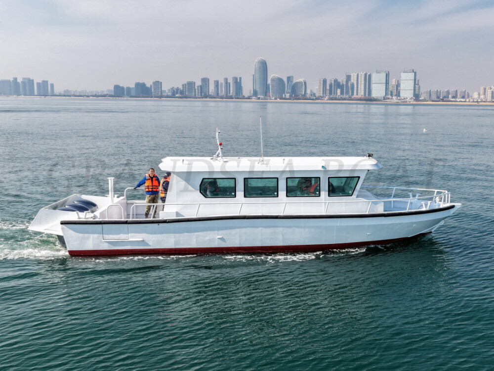 Grandsea 12m Military Bullet Proof Carbon Fiber Boat 高速警用装甲巡逻艇出售