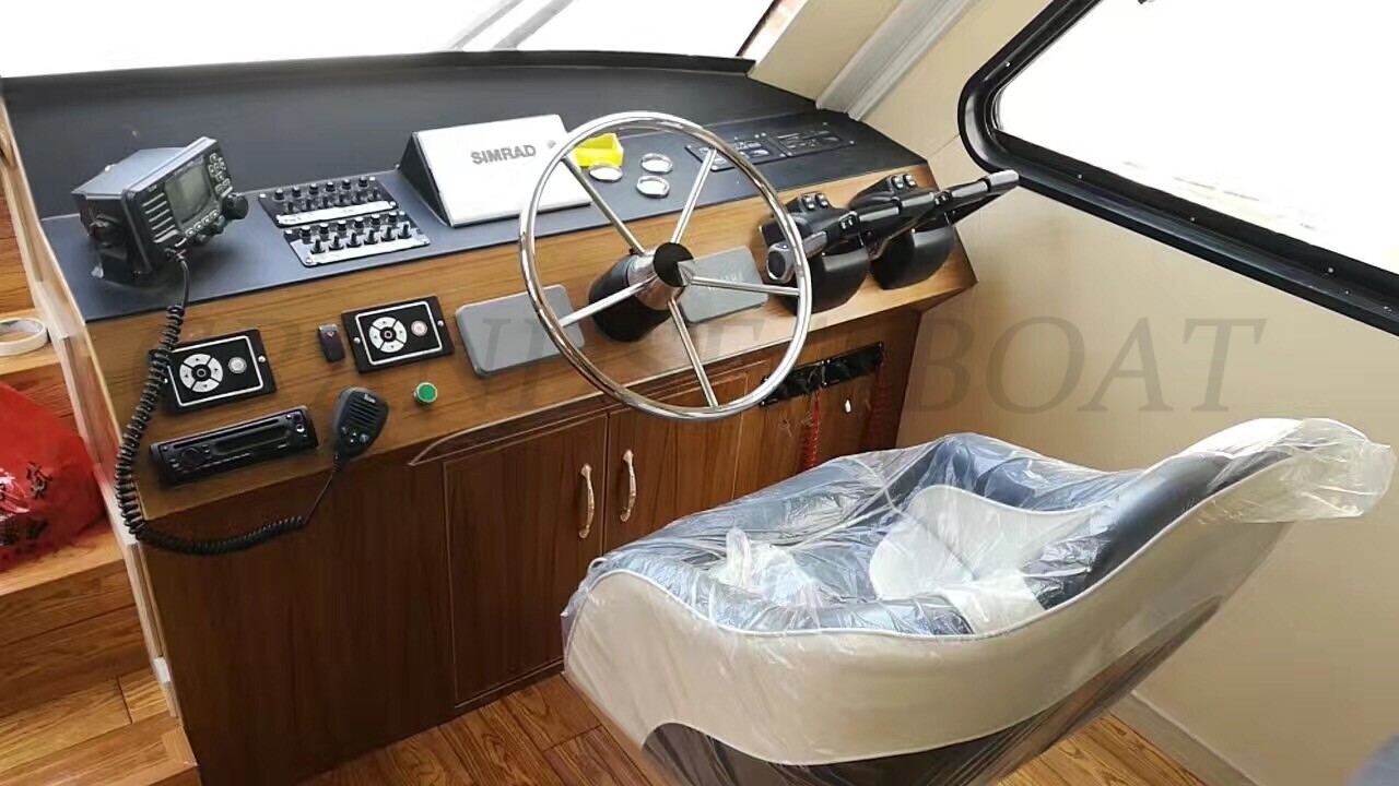 Grandsea 58英尺玻璃钢74人湖河双体巴士渡轮