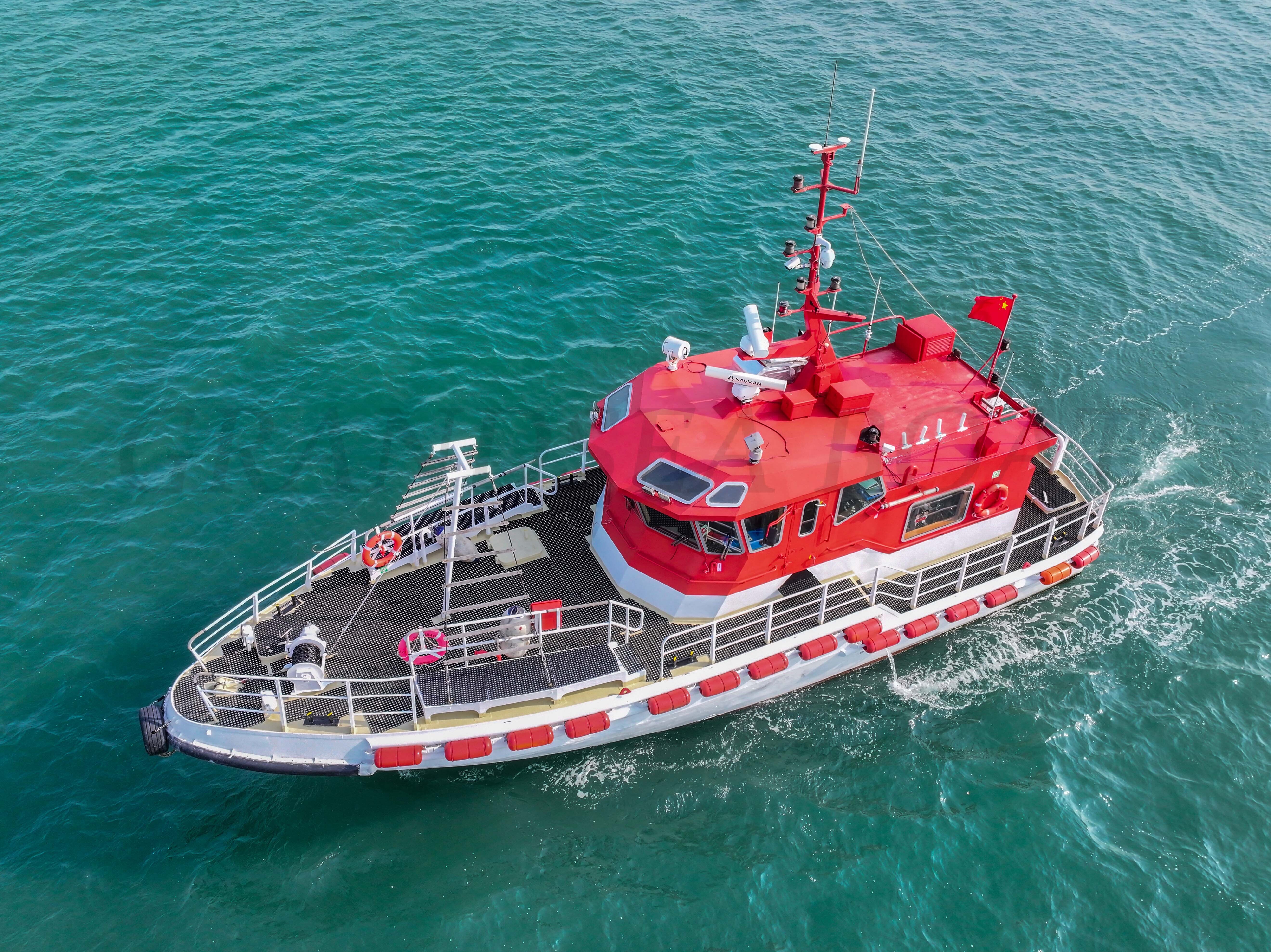 Grandsea 21米引航船在汹涌海况中的表现