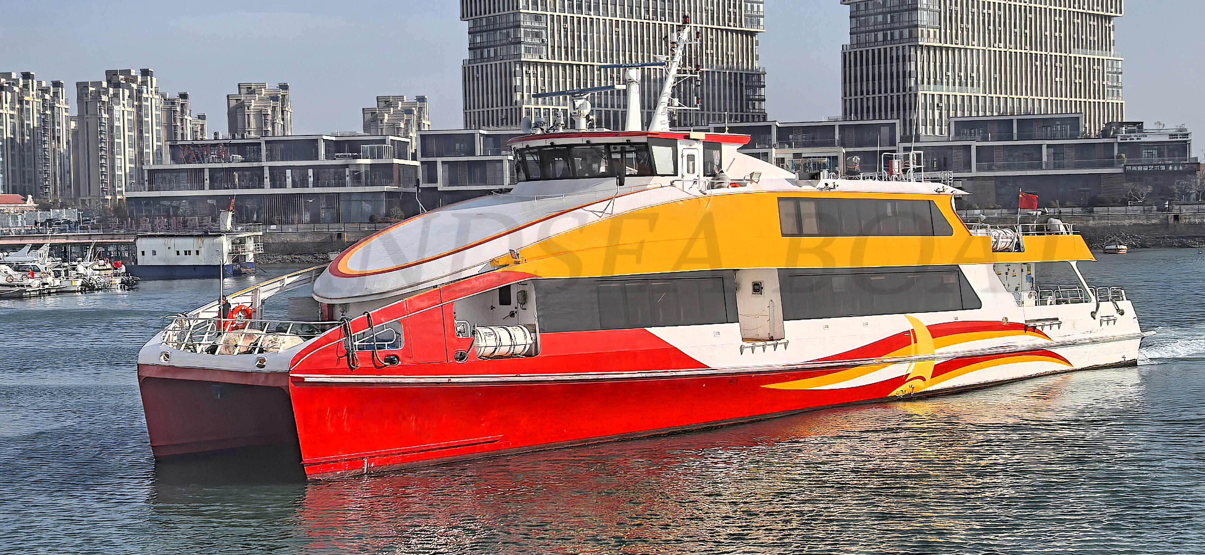 出售Grandsea 350名乘客35米/115英尺双体渡轮