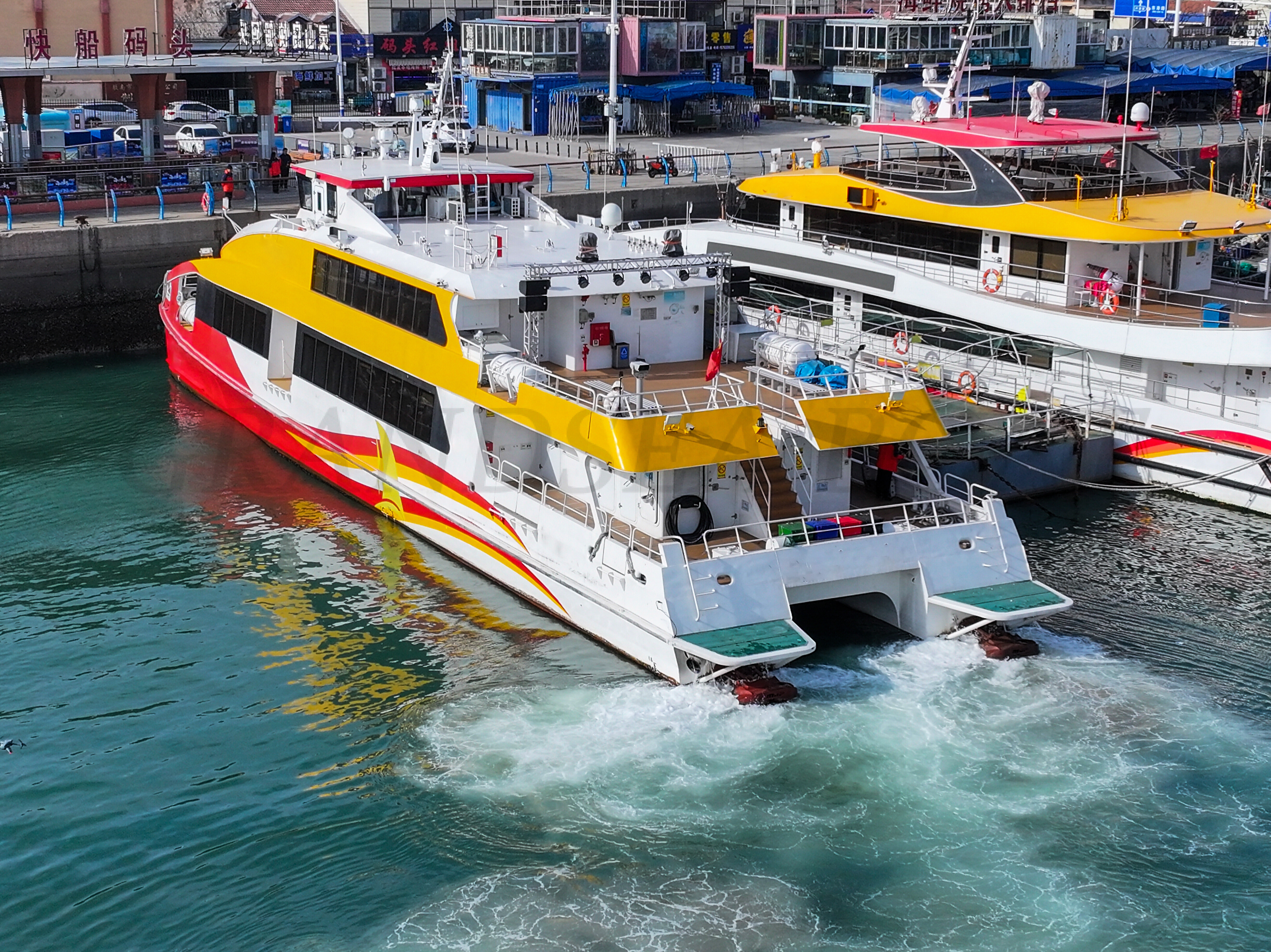 出售Grandsea 350名乘客35米/115英尺双体渡轮