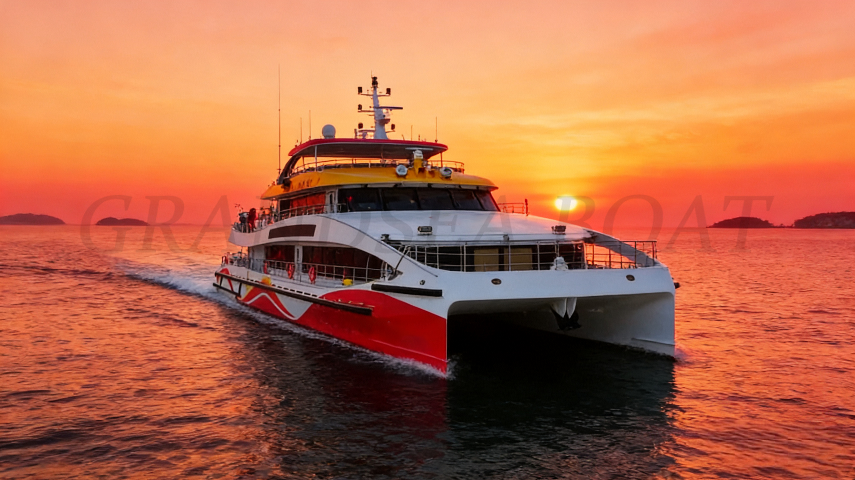 Grandsea 380 乘客 36米/118英尺双体渡轮出售